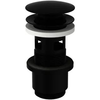 IS Push-Open f. Waschtisch mit Überlauf Silk Black