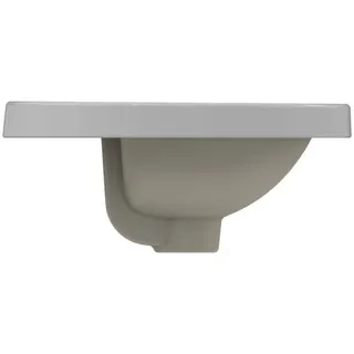 Ideal Standard Einbauwaschtisch Connect, rund, 1 Hahnloch, mit Überlauf, 380x380x165mm, Weiß – Bild 4
