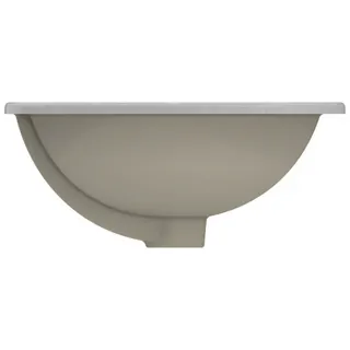 Ideal Standard Einbauwaschtisch Connect, oval, ohne Hahnloch, mit Überlauf, 620x410x175mm, Weiß – Bild 3
