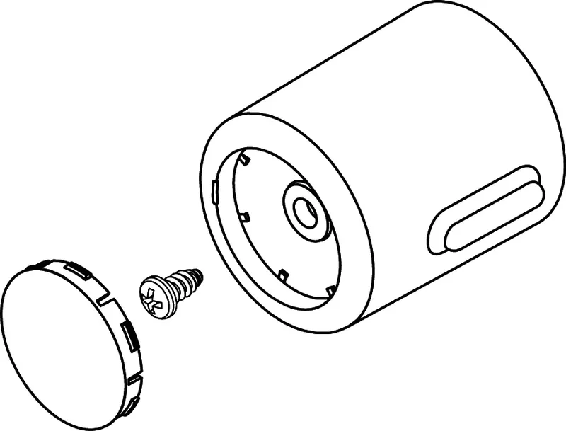 Ideal Standard Temperaturgriff, für Thermostat, Chrom