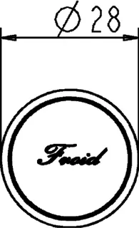 Ideal Standard JADO Zierkappe Froid Retro f.Varianten,m.Kreuzgriffen,E-Messing – Bild 3