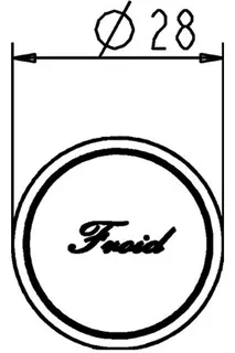 Ideal Standard JADO Zierkappe Froid Retro f.Varianten,m.Kreuzgriffen,E-Messing – Bild 4