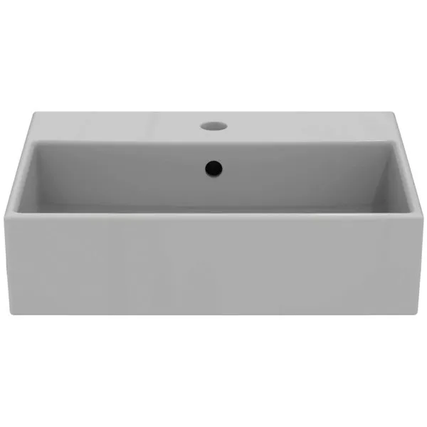 Ideal Standard Aufsatzwaschtisch Strada, 1 Hahnloch, mit Überlauf, 500x420x145mm, Weiß