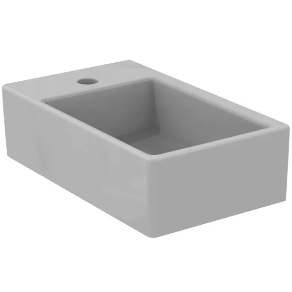 Ideal Standard Handwaschbecken Strada, 1 Hahnloch links, ohne Überlauf, 450x270x130mm, Weiß