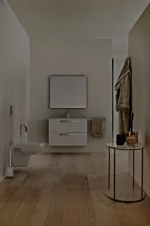 Ideal Standard Bürstengarnitur IOM Cube, Behälter aus Glas, Chrom – Bild 5