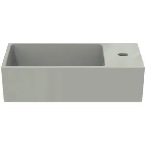 IS Handwaschbecken Extra, 1 Hl., m.Ül., Ablg.re.,450x250x150mm,geschli.,Weiß IP