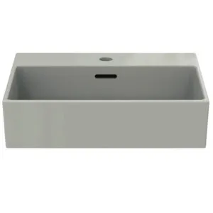 Ideal Standard Aufsatzwaschtisch Extra, 1 Hahnloch, mit Überlauf, 500x400x125mm, Weiß