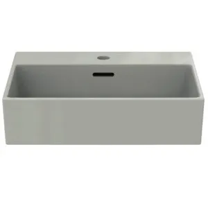 Ideal Standard Aufsatzwaschtisch Extra, 1 Hahnloch, mit Überlauf, 500x400x125mm, Weiß