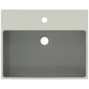 Ideal Standard Aufsatzwaschtisch Extra, 1 Hahnloch, mit Überlauf, 500x400x125mm, Weiß – Bild 3