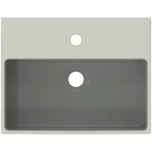 Ideal Standard Handwaschbecken Extra, 1 Hahnloch, mit Überlauf, 450x350x150mm, Weiß – Bild 3