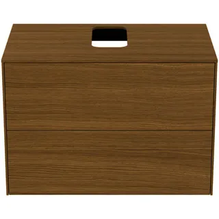 Ideal Standard Waschtisch-Unterschrank Conca, 2 Auszüge, m.mi.Ausschnitt,802x505x550mm,Eiche hell