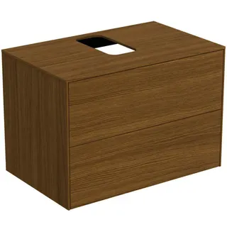 Ideal Standard Waschtisch-Unterschrank Conca, 2 Auszüge, m.mi.Ausschnitt,802x505x550mm,Eiche hell – Bild 2