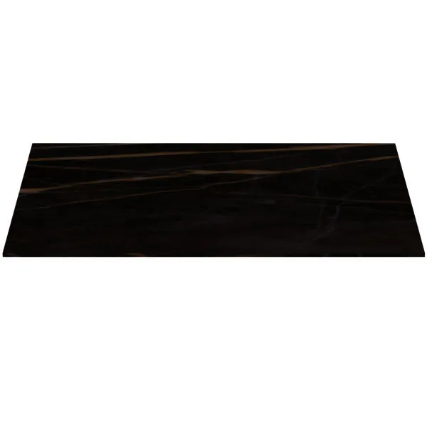 Ideal Standard Waschtischplatte Conca, aus Keramik, 602x505x6mm, Marmor Noir Desir