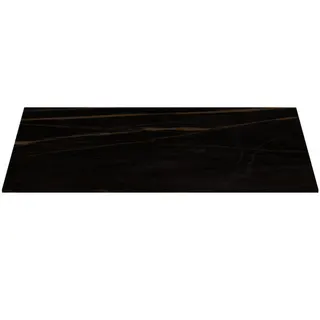 Ideal Standard Waschtischplatte Conca, aus Keramik, 602x505x6mm, Marmor Noir Desir