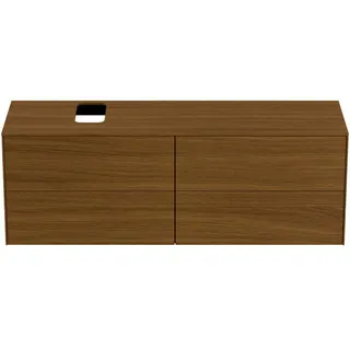 Ideal Standard Waschtisch-Unterschrank Conca, 4 Auszüge, m.Ausschnitt, 1587x505x550mm, Eiche hell