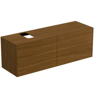 Ideal Standard Waschtisch-Unterschrank Conca, 4 Auszüge, m.Ausschnitt, 1587x505x550mm, Eiche hell – Bild 2
