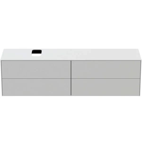 Ideal Standard Waschtisch-Unterschrank Conca, 4 Auszüge, m.Ausschnitt, 1987x505x550mm, Weiß