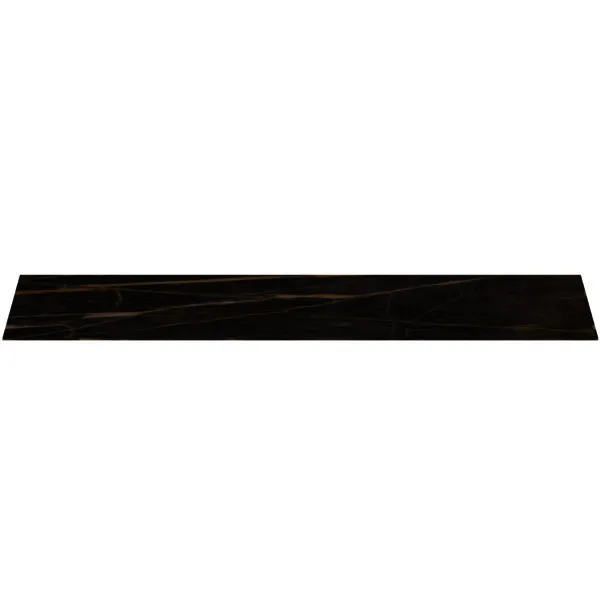 Ideal Standard Waschtischplatte Conca, aus Keramik, 1587x505x6mm, Marmor Noir Desir