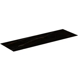 Ideal Standard Waschtischplatte Conca, aus Keramik, 1587x505x6mm, Marmor Noir Desir – Bild 2