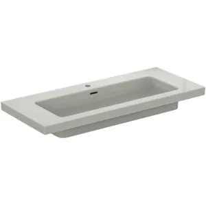 Ideal Standard Möbelwaschtisch Extra 1 Hahnloch mit Überlauf 1210x510x150mm Weiß mit IdealPlus