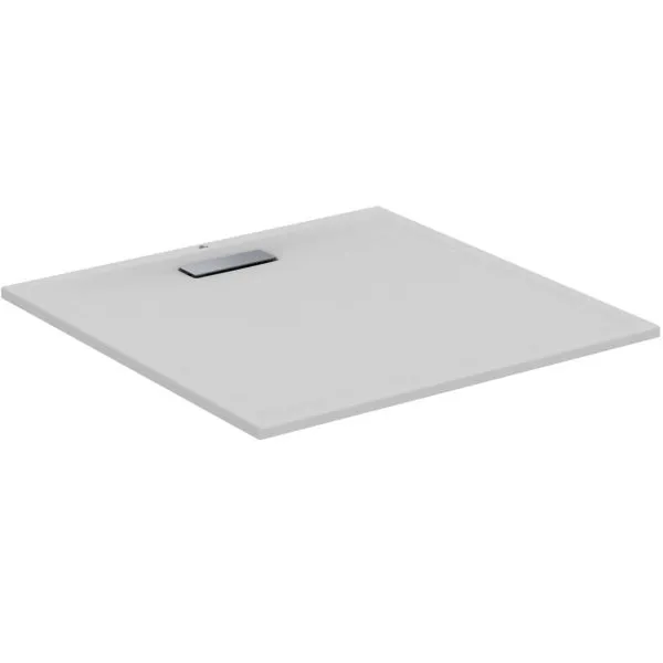 Ideal Standard Quadrat-Brausewanne Ultra Flat New, 1000x1000x25mm, Seidenweiß