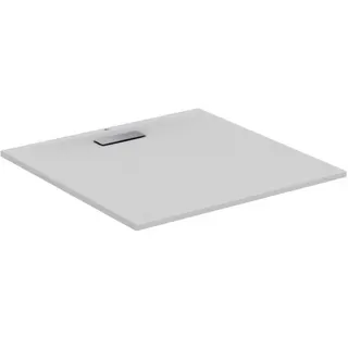 Ideal Standard Quadrat-Brausewanne Ultra Flat New, 1000x1000x25mm, Seidenweiß