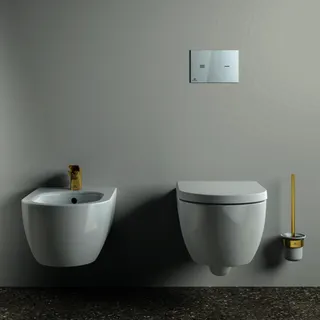 Ideal Standard WC-Bürstengarnitur Conca, rund, Brushed Gold – Bild 3