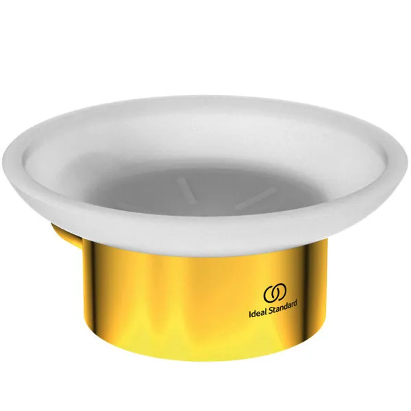 IS Seifenschale Conca, rund, Brushed Gold