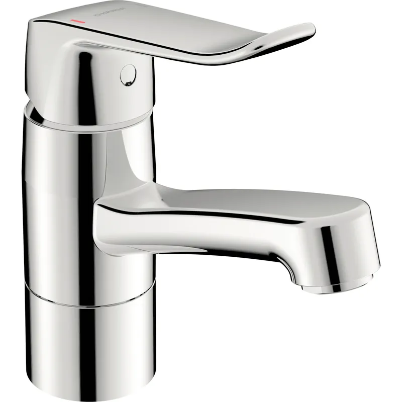 EHM Waschtisch-Batt. HANSACARE 4615 Bed.he. lang Ausld. 133 mm DN15 chr