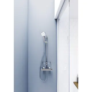 Wandst.garnitur HANSABASICJET Style 4477 3-strahlig chr – Bild 2