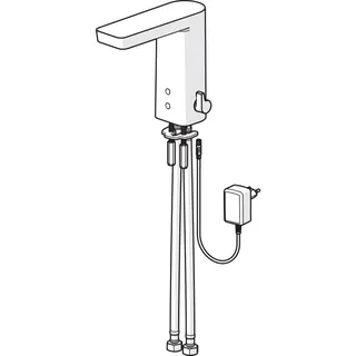 Waschtisch-Batt. HANSASTELA 5712 9/12 V, Bluetooth chr – Bild 2