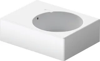 Duravit Design Classics Becken Scola 615 mm m.ÜL,m.HLB, 1 HL, Becken re., weiß