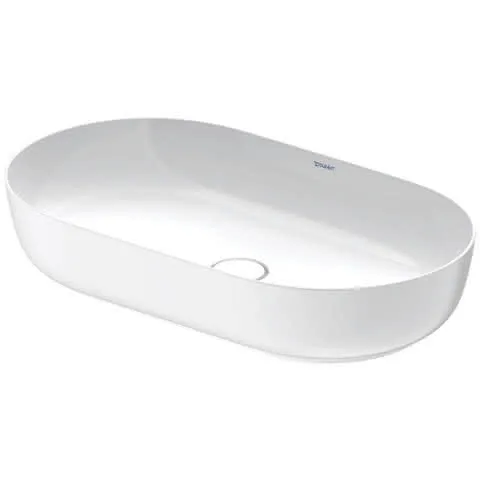 Duravit Aufsatzbecken Luv 700mm geschl.,o.ÜL,o.HLB,weiß/weiß sdm.,WGL