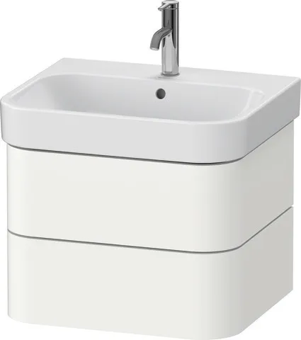 Duravit WTU wh. Happy D.2 Plus 575x415x490mm 2SK, Weiß Seidenmatt, ohne ES