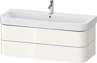 DU WTU wh. Happy D.2 Plus 1175x415x490mm 2SK, Weiß Hochglanz, ohne ES