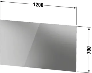 Duravit Spiegel Licht & Spiegel LM7808 Weiß 33x1200x700mm – Bild 3