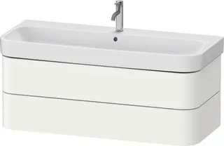 DU WTU wh. Happy D.2 Plus 1175x415x490mm 2SK, Weiß Seidenmatt, ohne ES