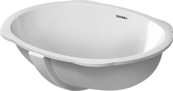Duravit Einbauwaschtisch Santosa 510 mm EB v.unten, m.ÜL, o.HLB, weiß WG