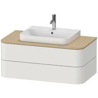 Duravit WTU HappyD2+ wandh.,408x1000x550mm 2Schubk.,nordic weiß seidenm.f.ASB o. ES – Bild 4