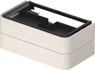 Duravit WTU HappyD2+ wandh.,408x1000x550mm 2Schubk.,nordic weiß seidenm.f.ASB o. ES – Bild 5