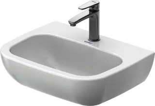 Duravit Waschtisch D-Code Med 550 mm ohne ÜL, mit HLB, 1 HL, weiß – Bild 2