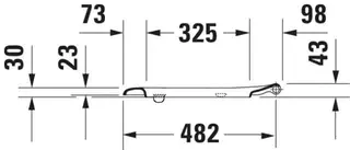 Duravit WC-Sitzring D-Code Vital, mit Winkelpuffern,Scharniere edelstahl,weiß – Bild 4