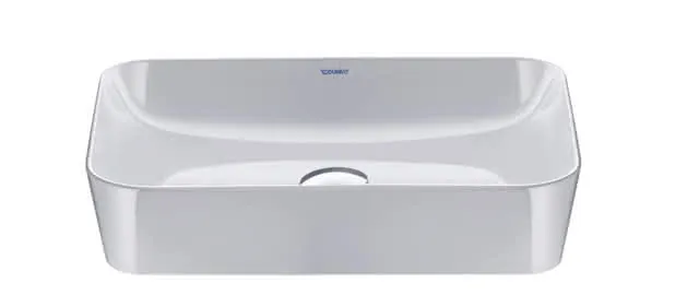 Duravit Aufsatzbecken Cape Cod 550mm Weiß Seidenmatt, o.ÜL, o.HLB