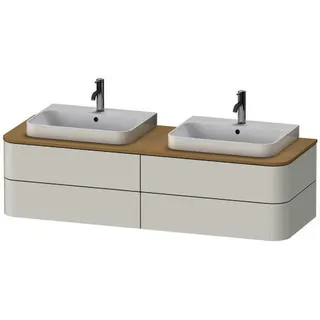 DU WTU HappyD2+ wandh.,408x1600x550mm 4Schubk.,BP b.,nordic weiß seidenm.f.ASB
