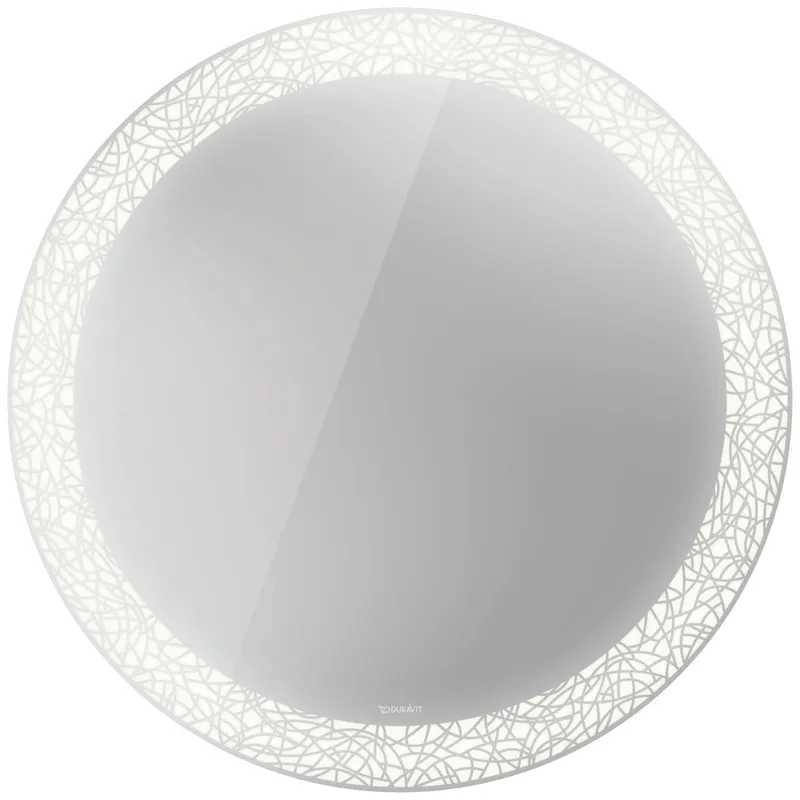 Duravit Sensor Spiegel HappyD2+,m.Bel. 900x900x47mm,Dekor Lichtfeld g.
