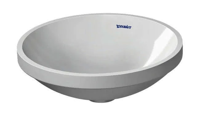 Duravit Einbauwaschtisch Architec 375 mm EB v.u.,o.ÜL,o.HLB,u.glasiert,weiß