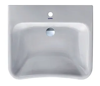Duravit Waschtisch DuraStyle Vital Med 650 mm ohne ÜL, mit HLB, 1 HL, weiß WG – Bild 2