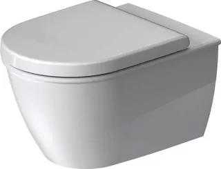 Duravit Wand-WC Darling New 540 mm Tiefspüler, rimless, Durafix, weiß WG