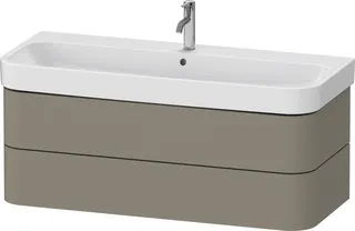 DU WTU wh. Happy D.2 Plus 1175x415x490mm 2SK, Steingrau Seidenmatt, ohne ES