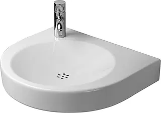 Duravit Waschtisch Architec Vital Med 575 mm o.ÜL, m.HLB, HL links, weiß